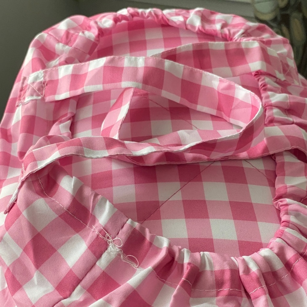 Wicked Pink Gingham Comforter & Sham Set full size - Picture 5 of 5
